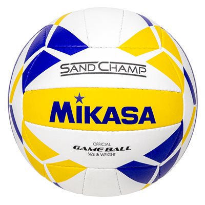 Ballon de volleyball de plage en composite Mikasa® «Sand Champ»