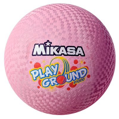 Ballon de jeu en caoutchouc rose Mikasa® «PlayGround», 25 cm (10")