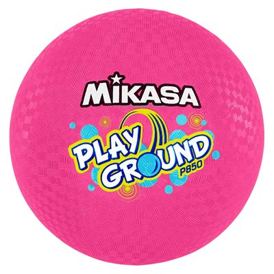 Four Square playground ball, pink, 8½