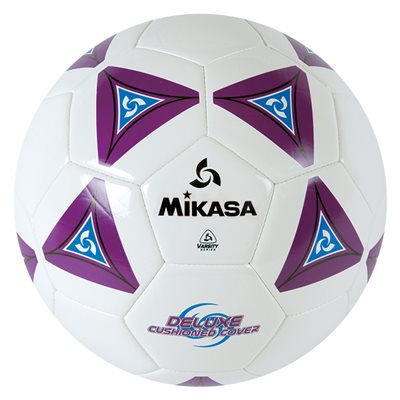 Ballon de soccer matelassé mauve