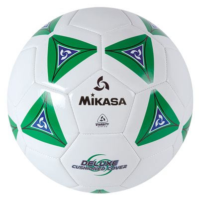 Green Mikasa® «Varsity Series» Cushioned Soccer Ball