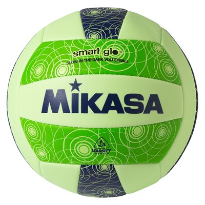 Ballon de volleyball de plage phosphorescent Mikasa® «Smart Glo»